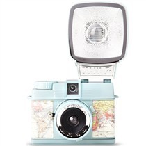 乐魔 LOMO Diana Mini 迷你戴安娜 胶片相机 (粉蓝色经纬地图) 价格与电商最低报价解析