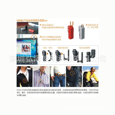 数码摄像机-工厂批发迷你DV相机定制 航拍摄像机 声控录像礼品小相机MD80-数.